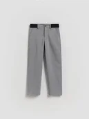 Spodnie i spodenki dla chłopców - Reserved - Spodnie slim - jasnoszary - miniaturka - grafika 1