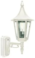 Lampy ogrodowe - Norlys - Rimini/Milano Up Zewnętrzna Lampa Ścienna z Mocowaniem Narożnym Biała Norlys - miniaturka - grafika 1