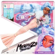 Lalki dla dziewczynek - Mermaze Mermaidz Mermaze Mermaidz SHELLNELLE Mermaid Fashion Doll with Colour Change Tail in Ice Cold Water Blue Hair With Outfit Accessories Fully Articulated for Posing Collectable For Kids Ages 4 580829 - miniaturka - grafika 1