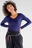 Bluzki damskie - Bluzka KOKOworld Amal Navy Yala Mini - miniaturka - grafika 1