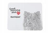 Podkładki pod mysz - Eurasier Podkładka Pod Mysz Z Psem Art-Dog - miniaturka - grafika 1