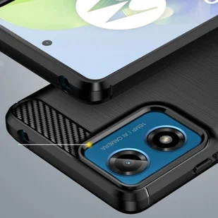 Etui MOTROLA MOTO G24 / G24 POWER / G04 Tech-Protect TPU Carbon czarne - Etui i futerały do telefonów - miniaturka - grafika 6