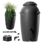 Zbiorniki na deszczówkę - Zbiornik na deszczówkę Vidor 210L z zestawem przyłączeniowym i podstawką - miniaturka - grafika 1