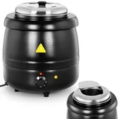 Inne urządzenia gastronomiczne - Royal Catering Kociołek do zupy 10 l stal czarny RCST-9407 - miniaturka - grafika 1