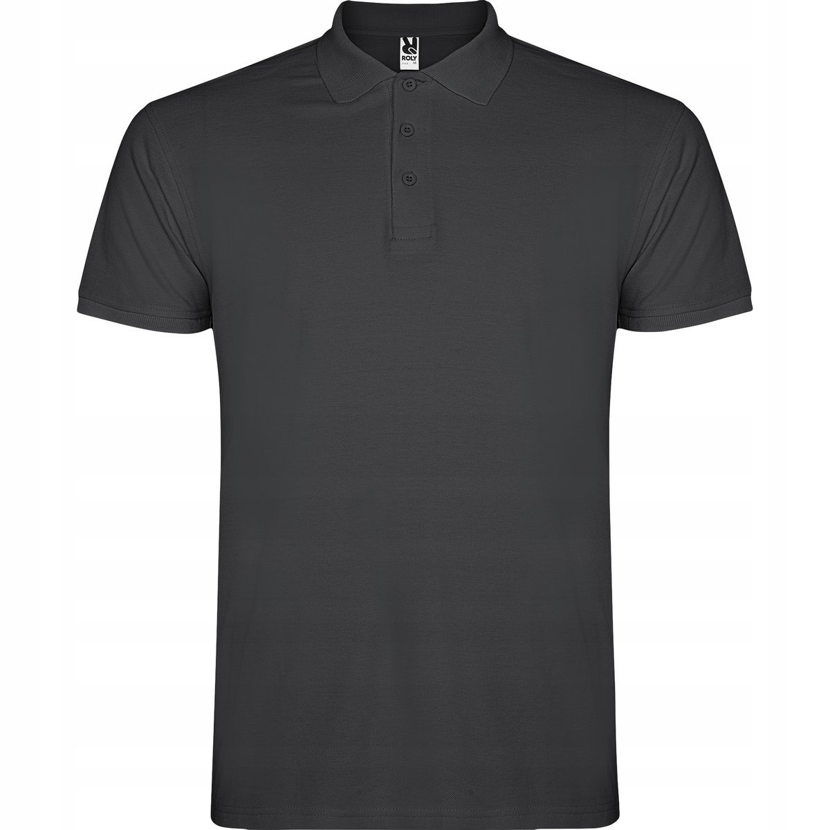 Koszulka POLO Męska Bawełna PIQUE Roly STAR 6638 STALOWY GRANAT 3XL