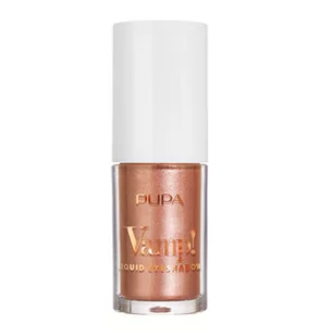 Pupa Shine Bright Vamp! - Cień do powiek w płynie 014 Sunset Bronze 4ml - Cienie do powiek - miniaturka - grafika 1