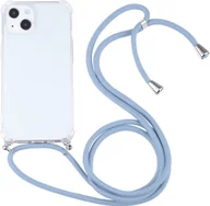 Etui i futerały do telefonów - König Design Etui kompatybilne z Apple iPhone 13 mini Plastikowe etui na telefon komórkowy z łańcuszkiem - Etui na telefon komórkowy Niebieskie - miniaturka - grafika 1