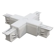 Lampy pozostałe - TRINITY łącznik X krzyżowy biały do szyny 3-fazowej natynkowej - miniaturka - grafika 1