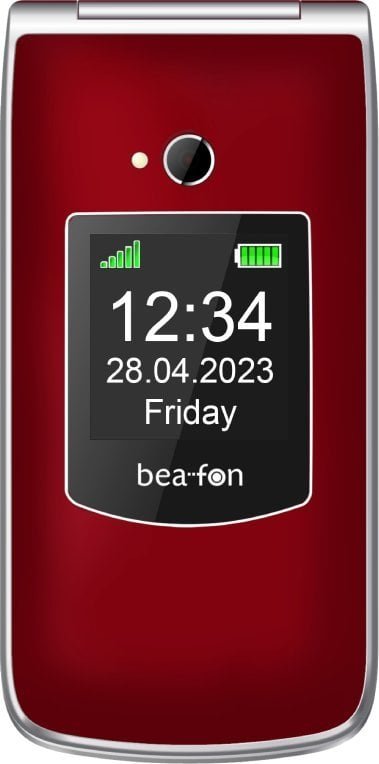 Telefon stacjonarny Beafon Bea-Fon SL605 red