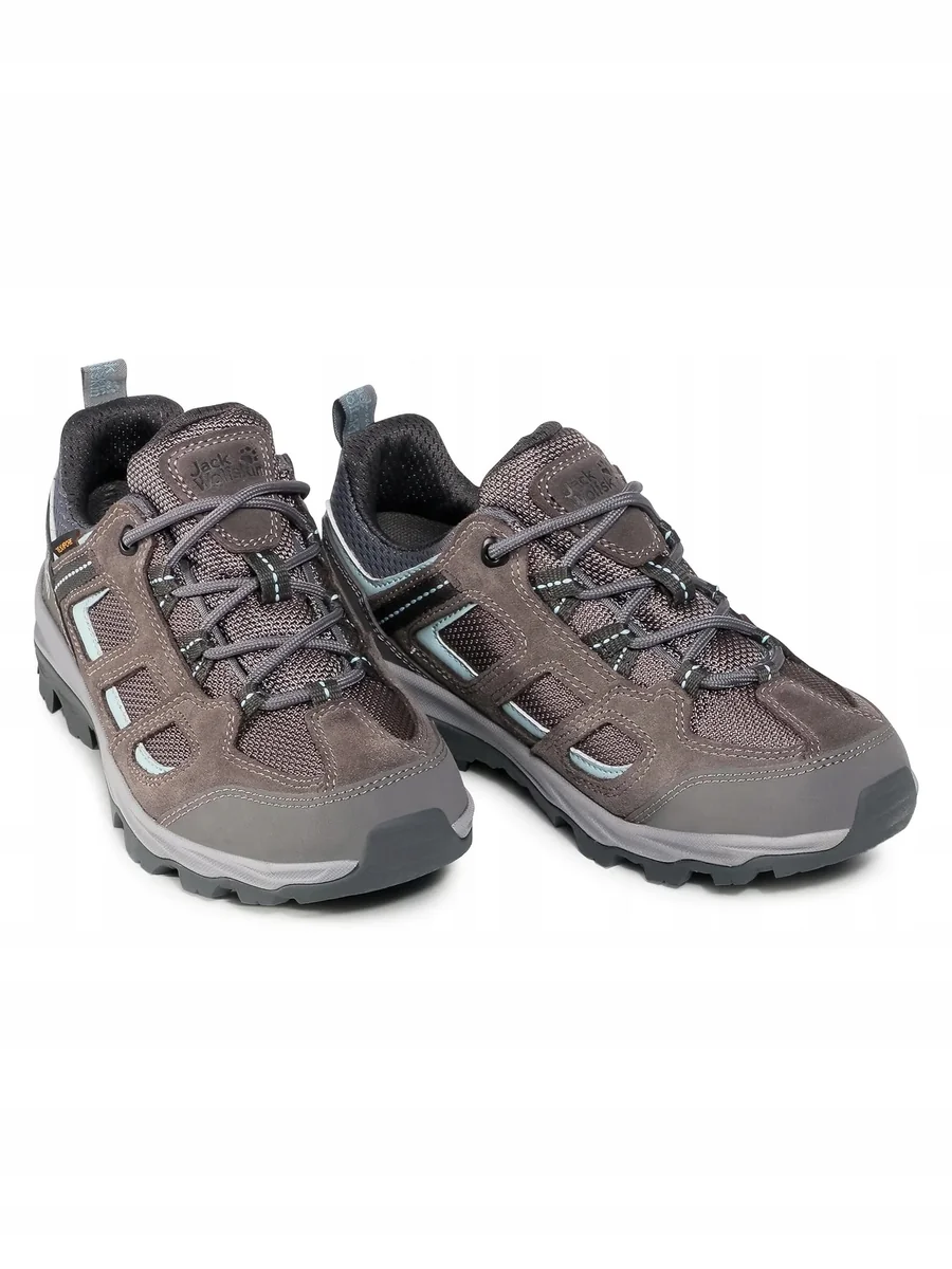JACK WOLFSKIN BUTY TREKKINGOWE DAMSKIE ZE SKÓRĄ SZARE 40 16_A