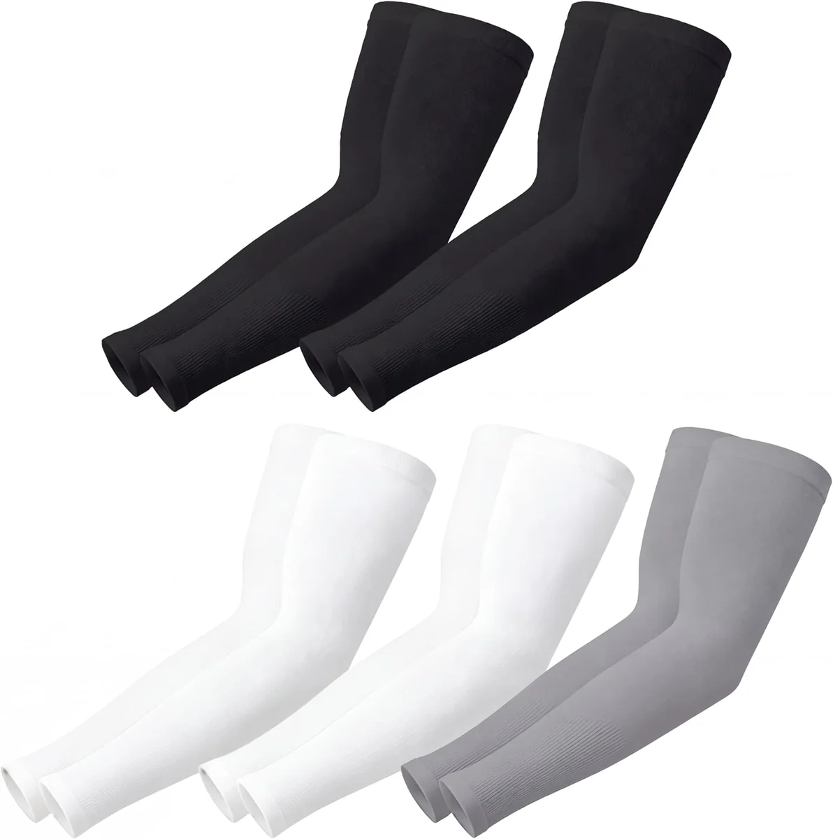 RĘKAWY 5 PAR OCHRONNE UV UPF 50 CHŁODZĄCE SPORTOWE UNISEX UNIWERSALNE