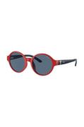 Okulary dla dzieci - Polo Ralph Lauren okulary przeciwsłoneczne dziecięce kolor czerwony 0PP9508U - miniaturka - grafika 1