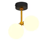 Lampy sufitowe - Jupiter 1918 - Żyrandol on a pole LUNA 2xG9/40W/230V mosiądz/czarny - miniaturka - grafika 1