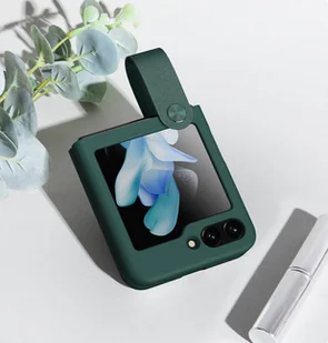 Etui z zawieszką i podstawką Nillkin Flex Flip do Samsung Galaxy Z Flip 5 - czarne - Etui i futerały do telefonów - miniaturka - grafika 13