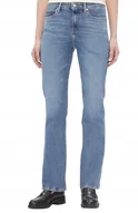 Spodnie damskie - TOMMY HILFIGER JEANSY PROSTE NIEBIESKIE Z PRZETARCIAMI 25/32 I1E - miniaturka - grafika 1
