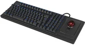 Klawiatury - KeySonic TAS KSK-8202ELU-T DE Trackball schwarz - miniaturka - grafika 1
