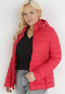 Czerwona Kurtka Pikowana Stelle - Kurtki damskie - miniaturka - grafika 1