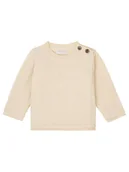 Bluzy i sweterki niemowlęce - Noppies Sweter "Gergal" w kolorze beżowym - miniaturka - grafika 1