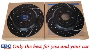 Tylna NAWIERCANA NACINANA tarcza hamulcowa EBC seria GD Ford Explorer 2011-2019 - Tarcze hamulcowe - miniaturka - grafika 4