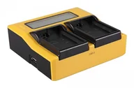 Akcesoria fotograficzne - Ładowarka podwójna Patona LCD USB Nikon EN-EL14 - miniaturka - grafika 1