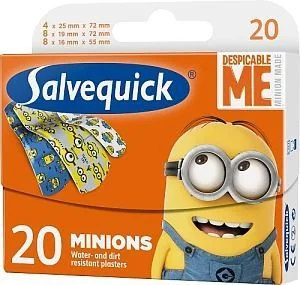 Salvequick CEDERROTH Plastry minionki - 20 szt. - Apteczki i materiały opatrunkowe - miniaturka - grafika 2
