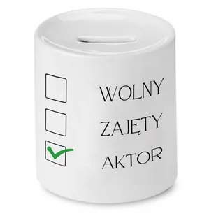 DLA AKTORA AKTORKI SKARBONKA NA PREZENT z Nadrukiem ze Zdjęciem - Skarbonki DLA AKTORA AKTORKI SKARBONKA NA PREZENT z Nadrukiem ze Zdjęciem - Skarbonki - miniaturka - grafika 1