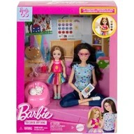 Lalki dla dziewczynek - Barbie Arteterapia Zestaw z 2 lalkami HRG48 Mattel - miniaturka - grafika 1