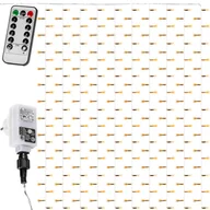 Oświetlenie świąteczne - KURTYNA ŚWIETLNA ZWISAJĄCE LAMPKI SOPLE 3x3M 300 DIOD - miniaturka - grafika 1