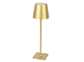 Lampy stojące - Lampa stołowa 3.5W 400lm CCT LED LINE TAZA 2x2000mAh złota - miniaturka - grafika 1