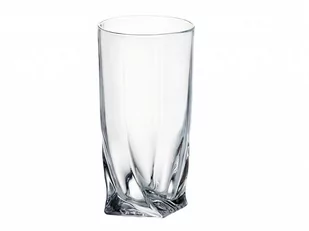 Szklanka kryształowa Quadro Long Bohemia 350ml - Szklanki - miniaturka - grafika 1
