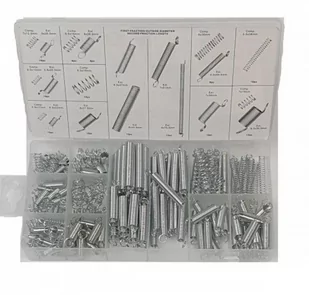 SPRĘŻYNKI 200szt. MIX /SILVER - Inne mocowania - miniaturka - grafika 1