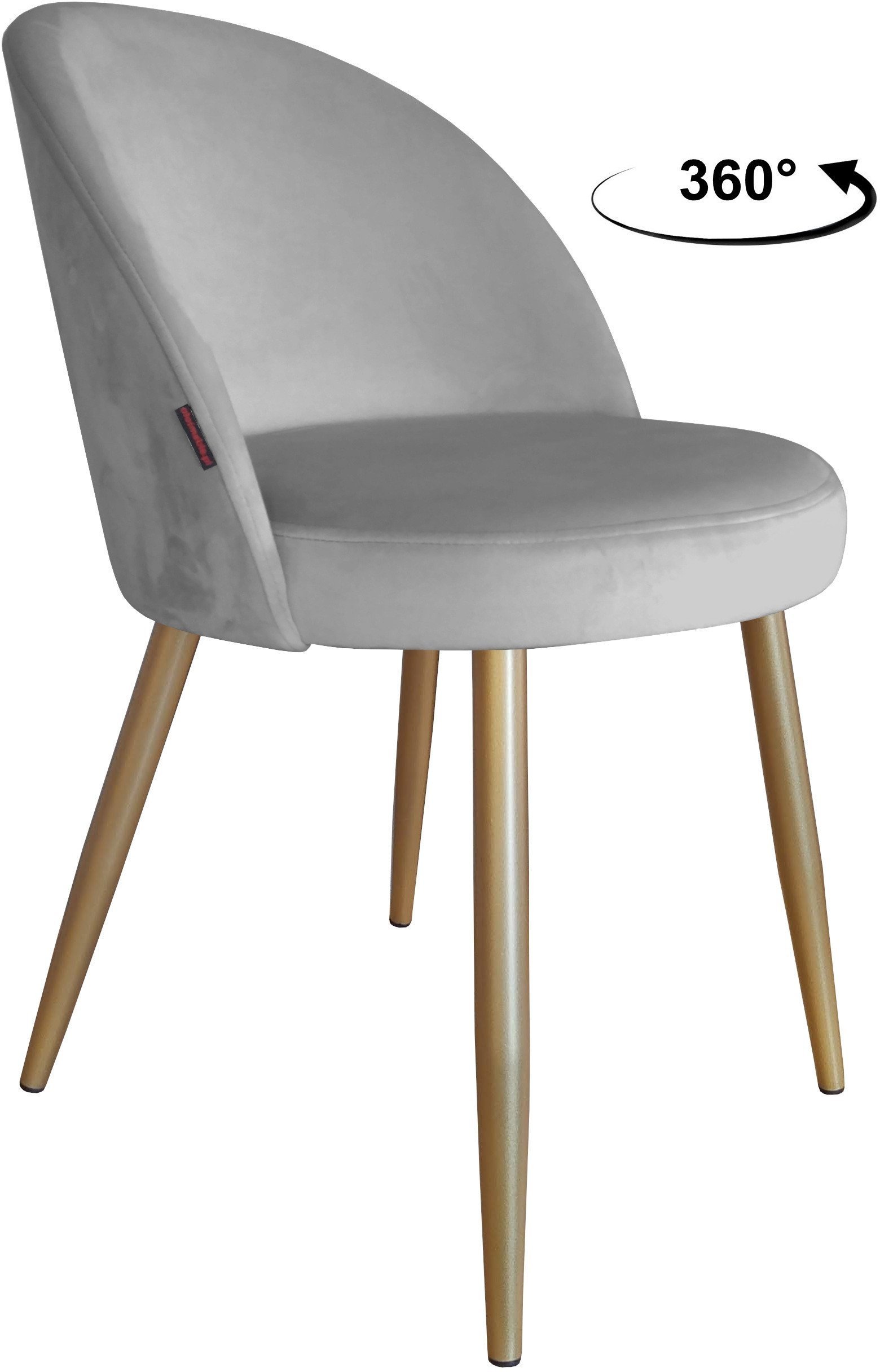 Krzesło obrotowe Trix podstawa złota MG17