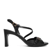 Sandały damskie - Sandały GINO ROSSI EO-GL15-986-1 Czarny - miniaturka - grafika 1