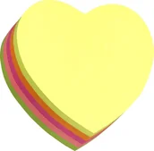 Etykiety samoprzylepne i bloki etykiet - Stickn Notes serduszko mix neon 155169 - miniaturka - grafika 1