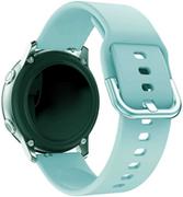 Akcesoria do smartwatchy - Silicone Strap TYS opaska do smartwatcha zegarka uniwersalna 22mm turkusowy - miniaturka - grafika 1