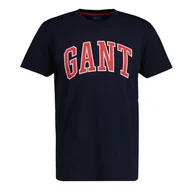 Koszulki męskie - Męska Koszulka GANT MD. GANT T-SHIRT 2003181.433 – Granatowy - miniaturka - grafika 1