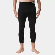 Spodnie narciarskie - Spodnie Termoaktywne Helly Hansen H1 Pro Lifa Merino 3/4 Pant czarne - M - miniaturka - grafika 1