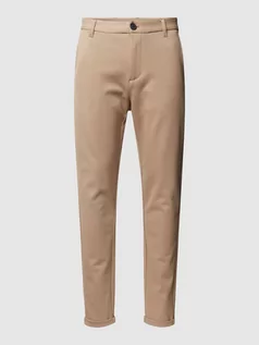 Spodnie męskie - Spodnie materiałowe z dodatkiem wiskozy - grafika 1