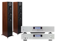 Zestawy stereo - Rotel A12 MKII (srebrny) + CD14 MKII (srebrny) + Debut Reference F5 (czarny) - miniaturka - grafika 1