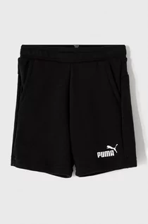 Spodnie i spodenki dla chłopców - Puma Szorty dziecięce 586972 kolor czarny - grafika 1