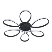 Lampy sufitowe - Lampa wisząca sufitowa Fiore XL LED 55W 4000K Czarna GOLDLUX - miniaturka - grafika 1