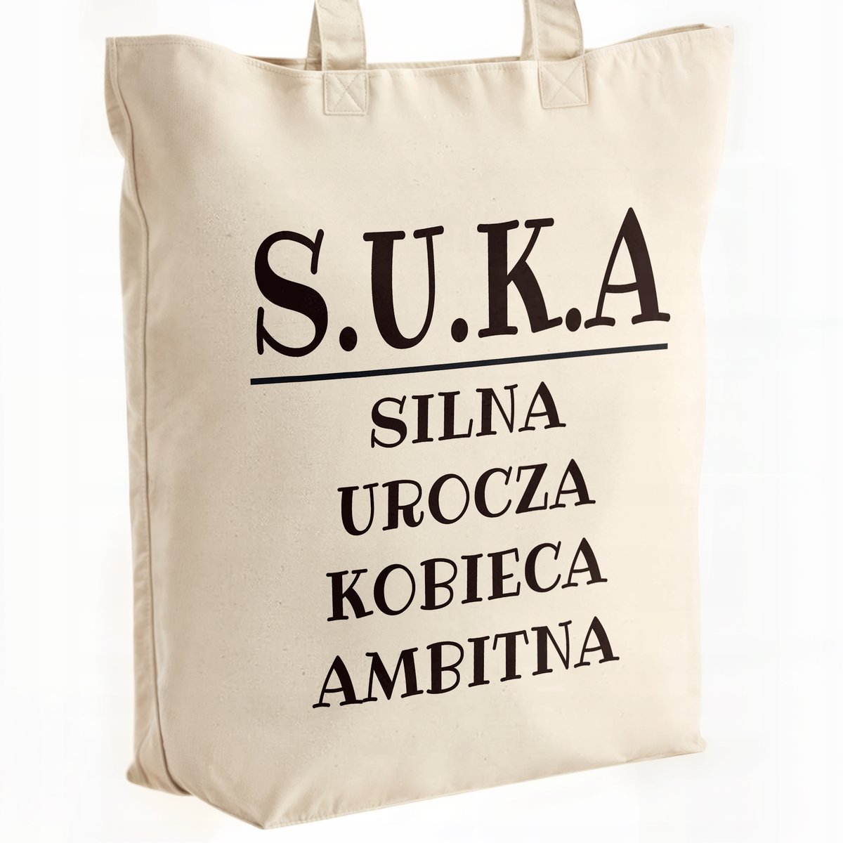 Torba bawełniana premium S.U.K.A Zabawny Prezent
