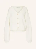 Swetry damskie - Gestuz Kardigan Manigz weiss - miniaturka - grafika 1