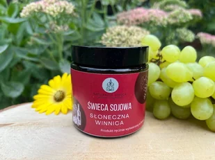 Słoneczna Winnica Świeca sojowa 120 ml - Świece - miniaturka - grafika 1