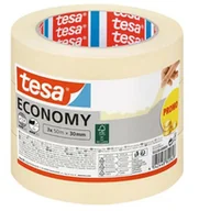 Folie i taśmy malarskie - TESA Economy 50 m Taśma maskująca malarska Nadaje się do użytku w pomieszczeniach Papier jasnożółty - miniaturka - grafika 1