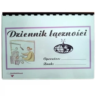 Papierowy logbook - dziennik łączności na 1000 QSO w formacie A5 - Krótkofalówki - miniaturka - grafika 1