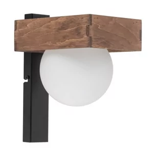 Kinkiet ścienny Bloom 33666 Sigma do przedpokoju kula biała brązowa - Lampy ścienne - miniaturka - grafika 1