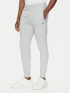 Spodnie sportowe męskie - Lacoste Spodnie dresowe XH9624 Szary Regular Fit - miniaturka - grafika 1