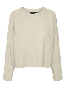 Vero Moda Sweter w kolorze beżowym - Swetry damskie - miniaturka - grafika 1