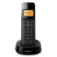 Telefony stacjonarne - Telefon bezprzewodowy Philips D1601B - miniaturka - grafika 1